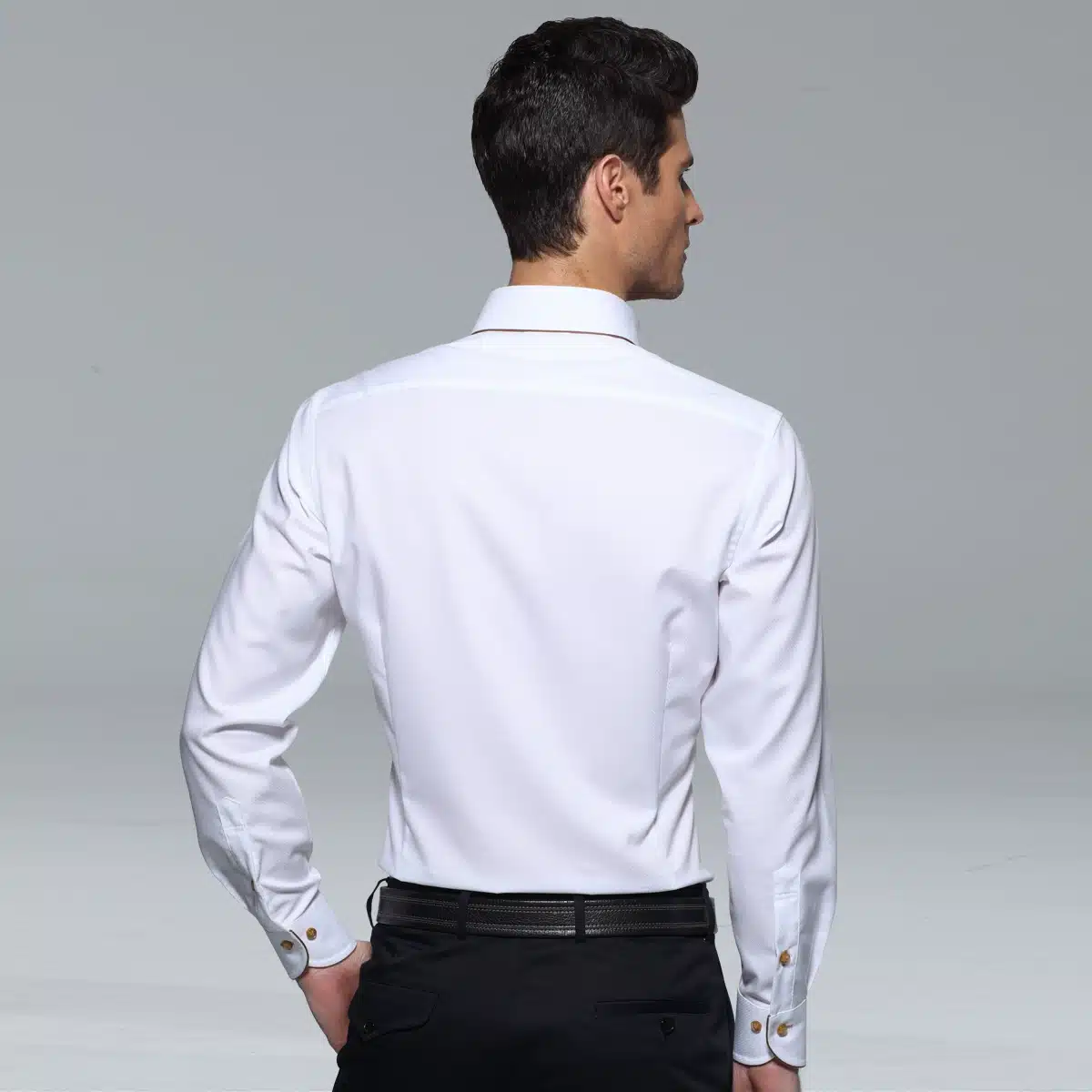 DeepoceanTuxedo Shirt Styles 2017 Camisa Social Masculina 100% Cotton Brand Shirt White chemise homme French slim Fit Shirts 13