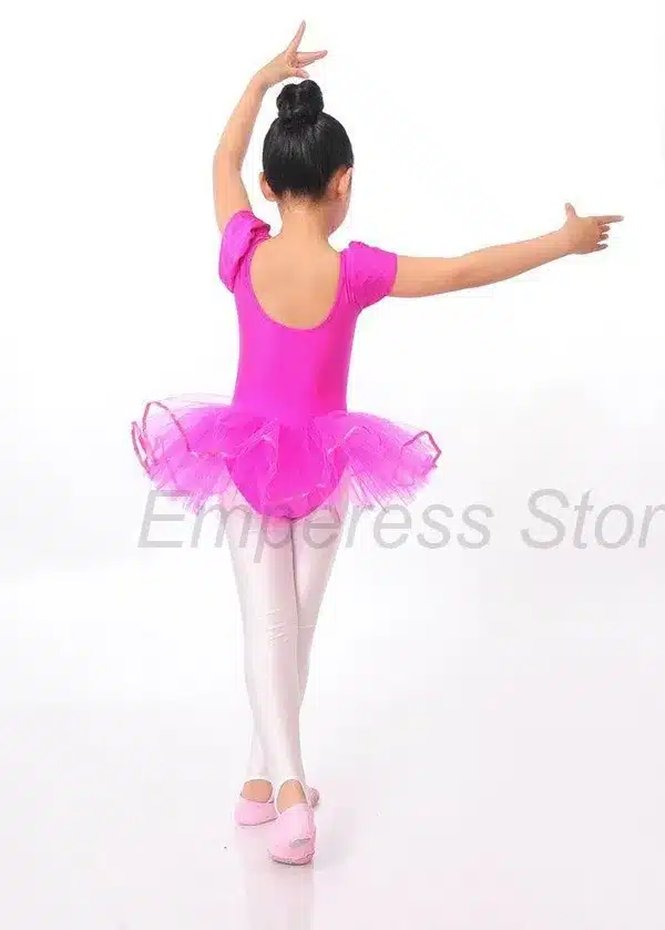 Flower Girls Ballet Dress For Children Girl Dance Clothing Kids Ballet Costumes For Girls Dance Leotard Girl Dancewear 3 Color 13