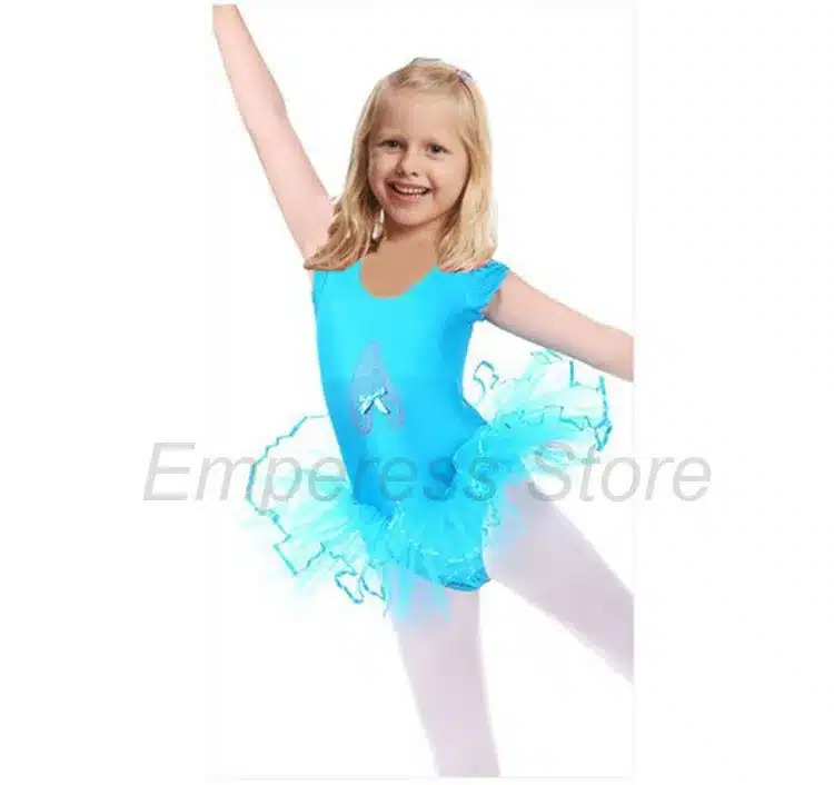 Flower Girls Ballet Dress For Children Girl Dance Clothing Kids Ballet Costumes For Girls Dance Leotard Girl Dancewear 3 Color 15