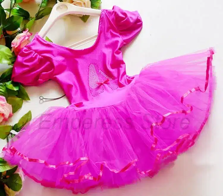 Flower Girls Ballet Dress For Children Girl Dance Clothing Kids Ballet Costumes For Girls Dance Leotard Girl Dancewear 3 Color 23