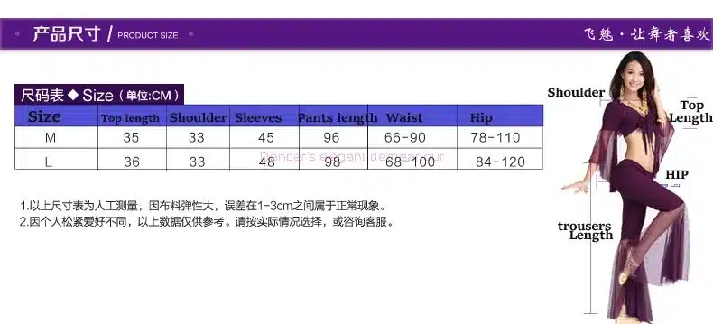 Belly dance costume sexy gauze sleeves top+gauze pants 2pcs/set for women belly dance costume exercie set 11kinds of colors 13