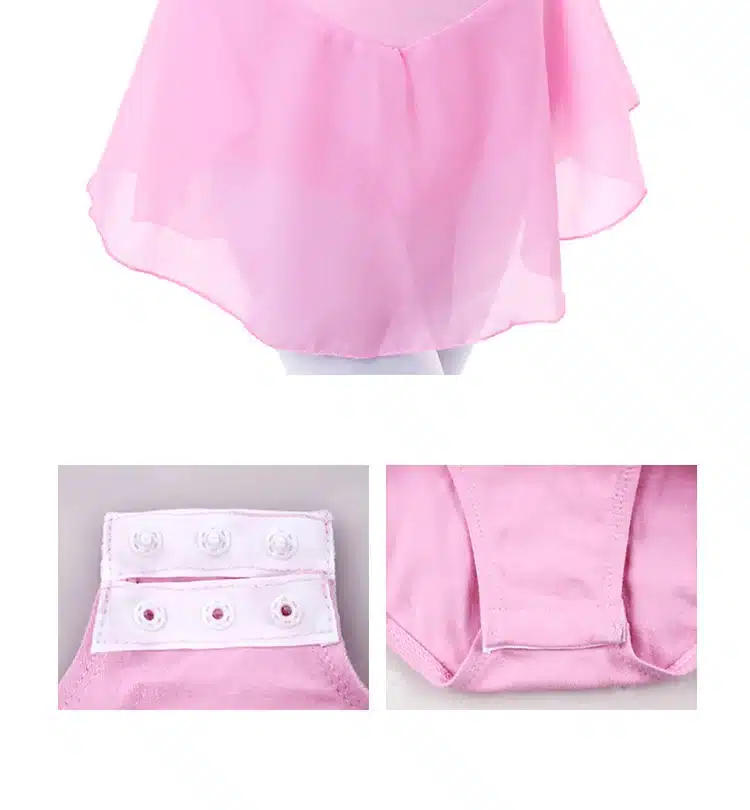 Children Ballet Dress Transparent Chiffon Dance Skirts Kids Ballet Clothes Training Dance Wear For Girls 13