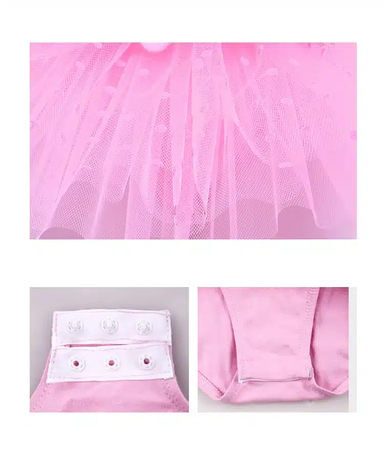Girls Baby Lovely Long Sleeve Princess Dress Cotton O Neck Ballet TuTu Child Kids Pink Ballet Dance Dress 16