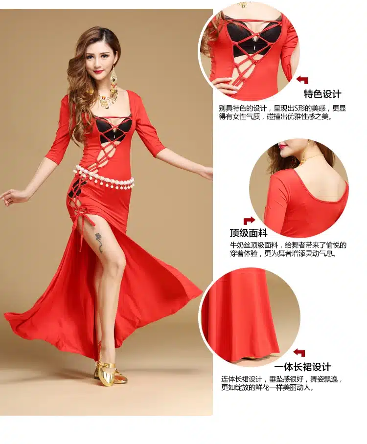 Belly Dance Skirt Dance Skirt Direct Selling For Oriental Costumes Women Dress Costume With Safety Pants Multiple Colors T716 10