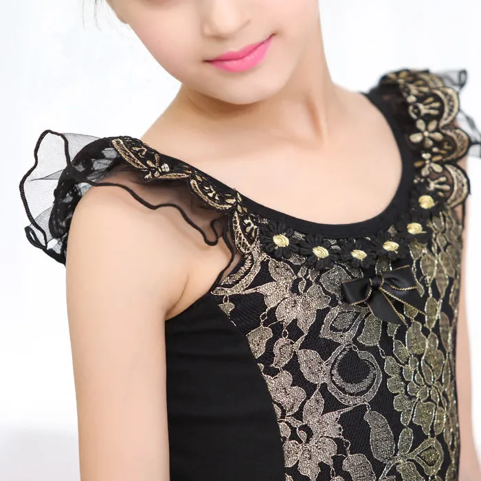New Arrival Kids Girls Black Classic Ballet Tutu Skirt Dress Customized Ballet Dancewear Dresses Dance Tutu Dress Leotard 12