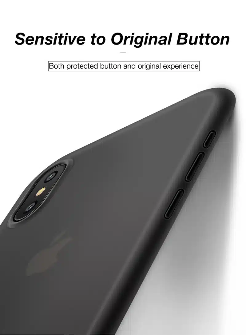 CAFELE Original NEW case for iphone X cases Ultra Thin 6 colors PP Fashion Transparent back case for Apple iphone 7 8 plus shell 15