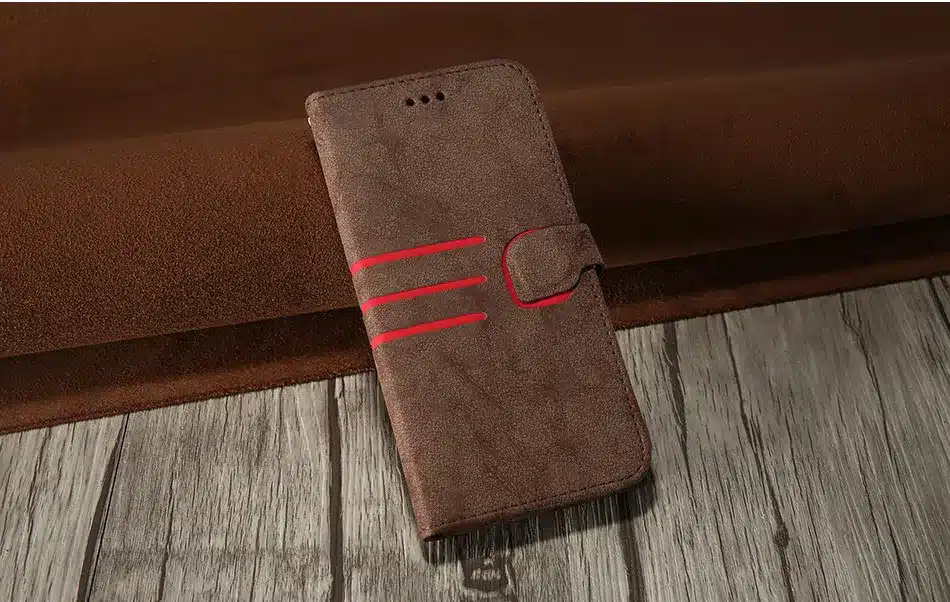 KISSCASE Matte PU Leather Cover For iPhone 6 6s Phone Case Wallet Holster Magnetic Buckle Covers For iPhone 7 8 Plus Case 14