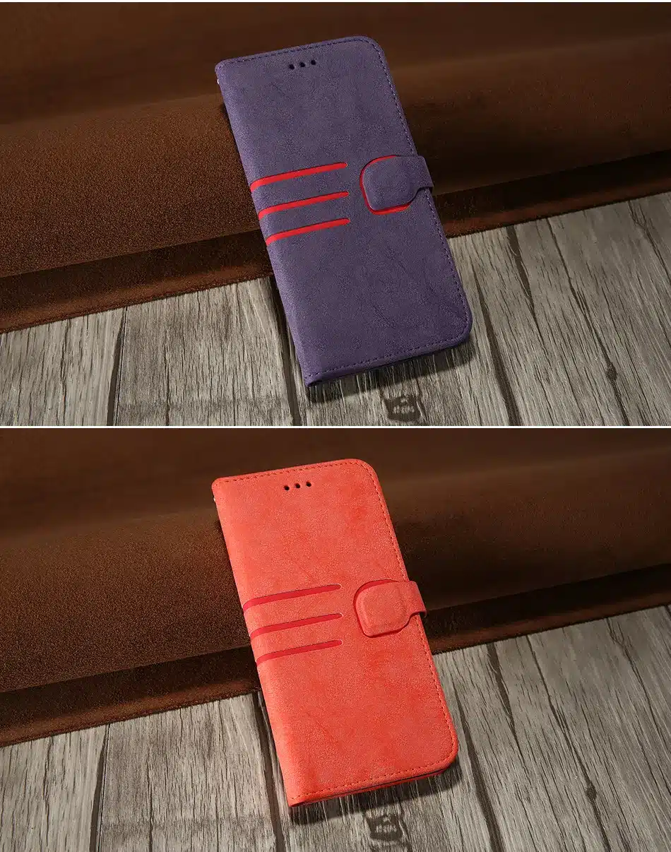 KISSCASE Matte PU Leather Cover For iPhone 6 6s Phone Case Wallet Holster Magnetic Buckle Covers For iPhone 7 8 Plus Case 16