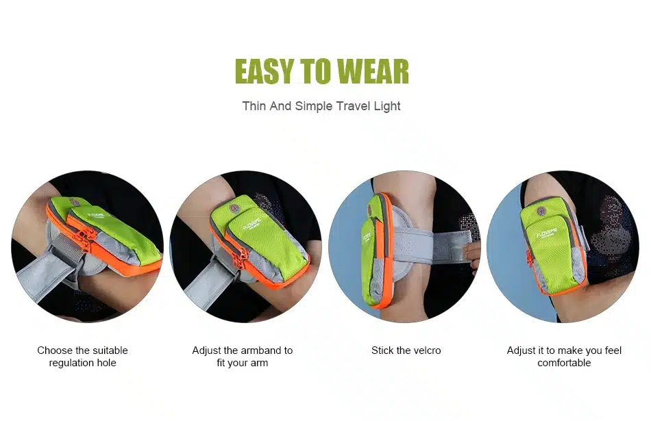 FLOVEME Universal Phone Bag Cases For iPhone 8 4S Sport Running Bag Arm Band For Apple 7 6 6S 5S 5 Mobile Phone Women Pouch Bag 13