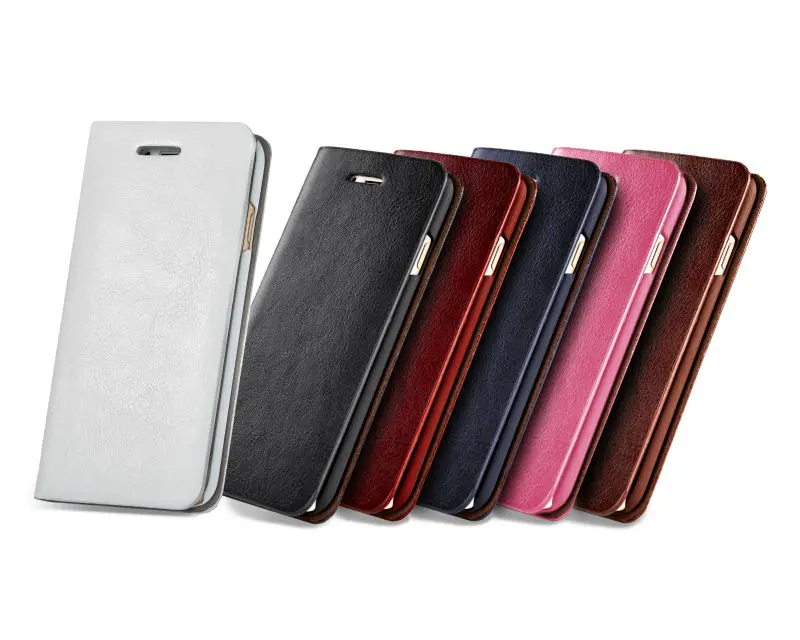 Musubo Leather Phone Case Cover For iPhone 8 Plus 5 5s SE Luxury Card Holder Wallet Flip Case for iphone X 7 plus 6s Plus 6 4 4s 7