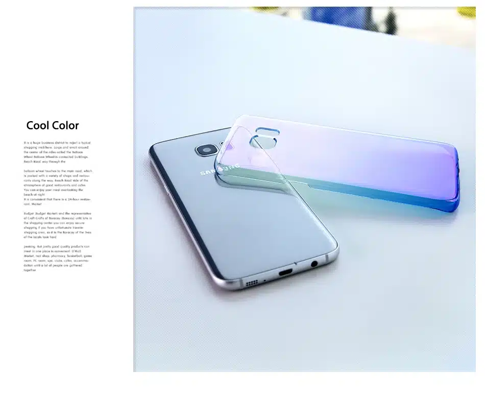 FLOVEME Cool Blue Ray Plastic Case For Samsung Galaxy S7 S8 s8 Plus S7 S6 Edge Case A5 A3 2017 Protective Cover For Galaxy S8 10