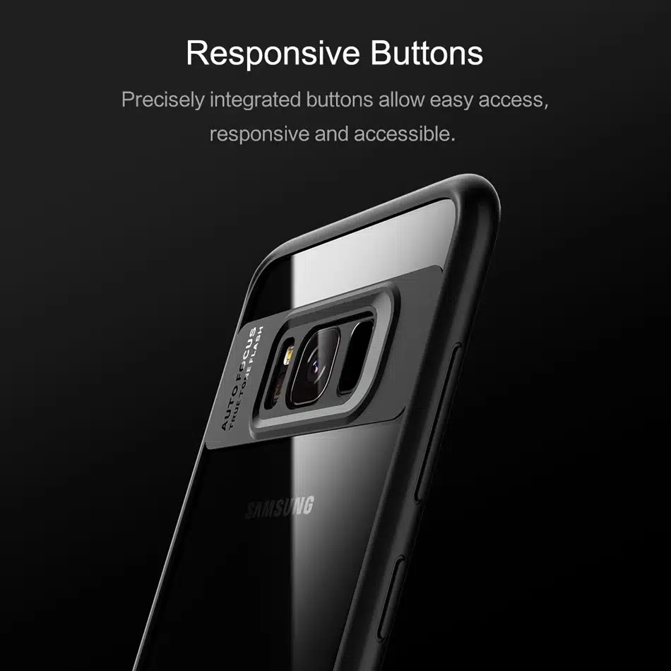 For Samsung Galaxy S8 Case, ROCK Full Protective Slim TPU & Acrylic Transparent Back Cover Case for Samsung Galaxy S8 plus Case 14