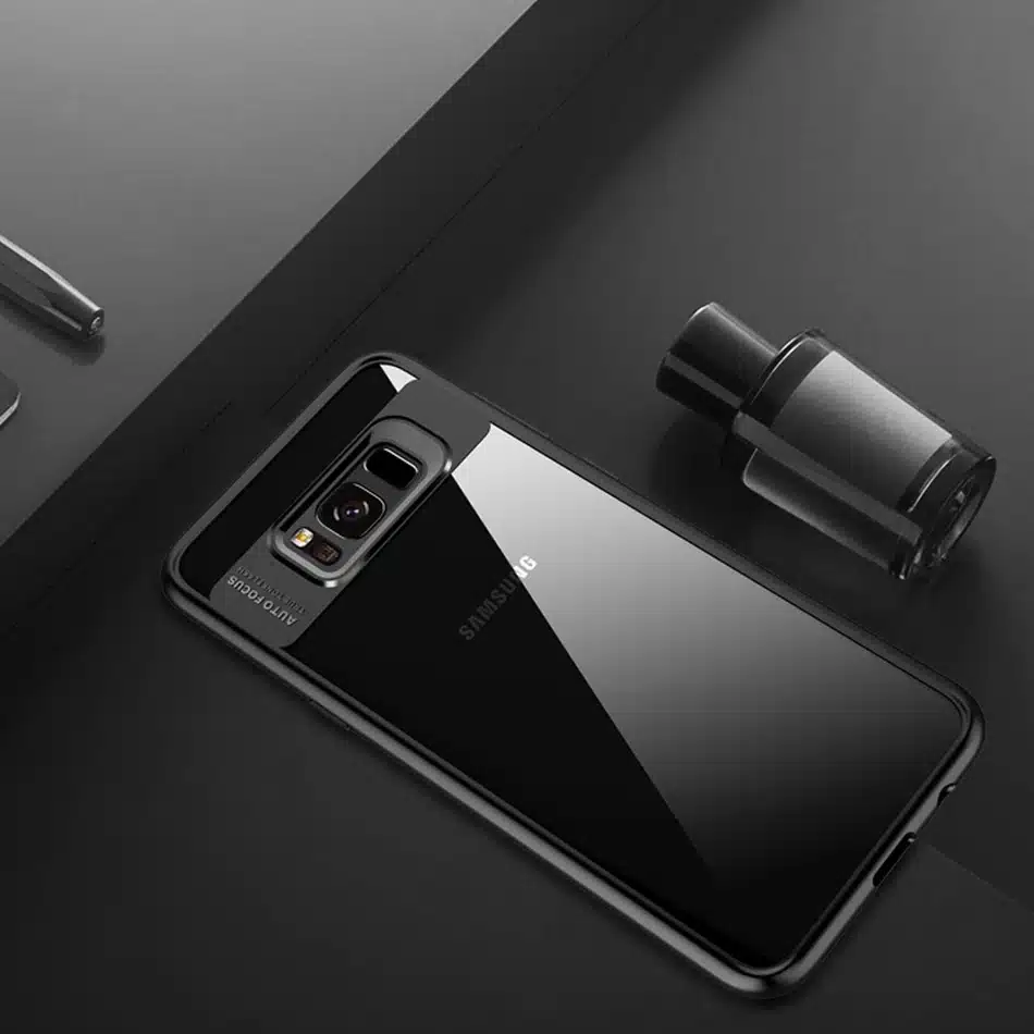 For Samsung Galaxy S8 Case, ROCK Full Protective Slim TPU & Acrylic Transparent Back Cover Case for Samsung Galaxy S8 plus Case 17