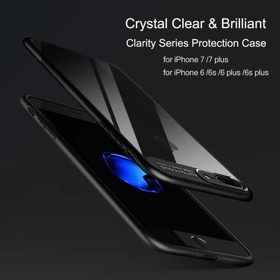 ROCK Slim Case for iPhone 7 6 6s plus, Transparent PC & TPU Silicone for iPhone Cover Coque for iPhone7 Case 4