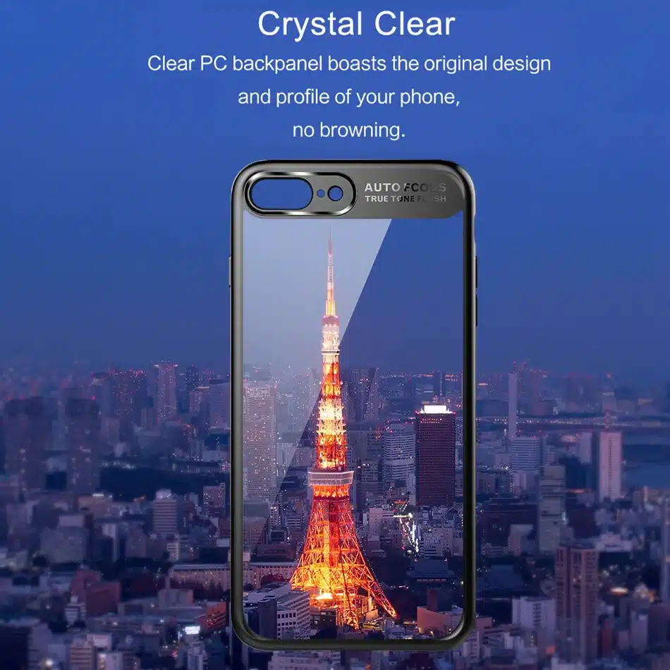 ROCK Slim Case for iPhone 7 6 6s plus, Transparent PC & TPU Silicone for iPhone Cover Coque for iPhone7 Case 7