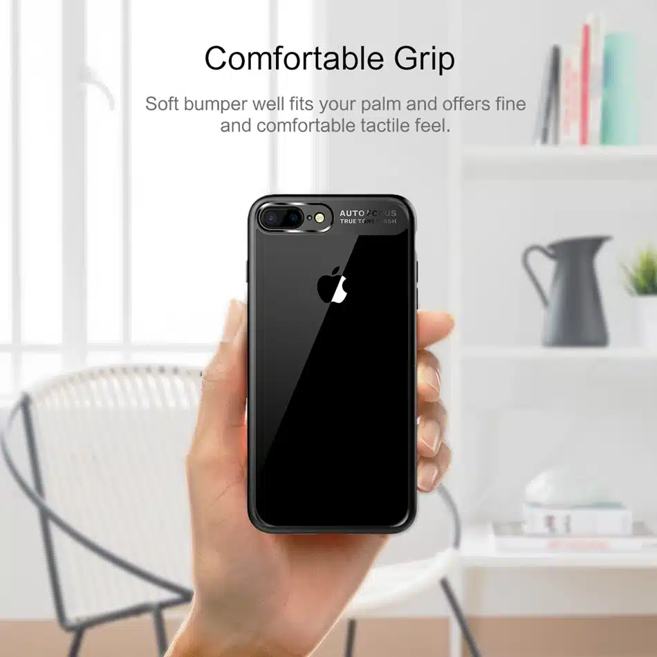ROCK Slim Case for iPhone 7 6 6s plus, Transparent PC & TPU Silicone for iPhone Cover Coque for iPhone7 Case 8