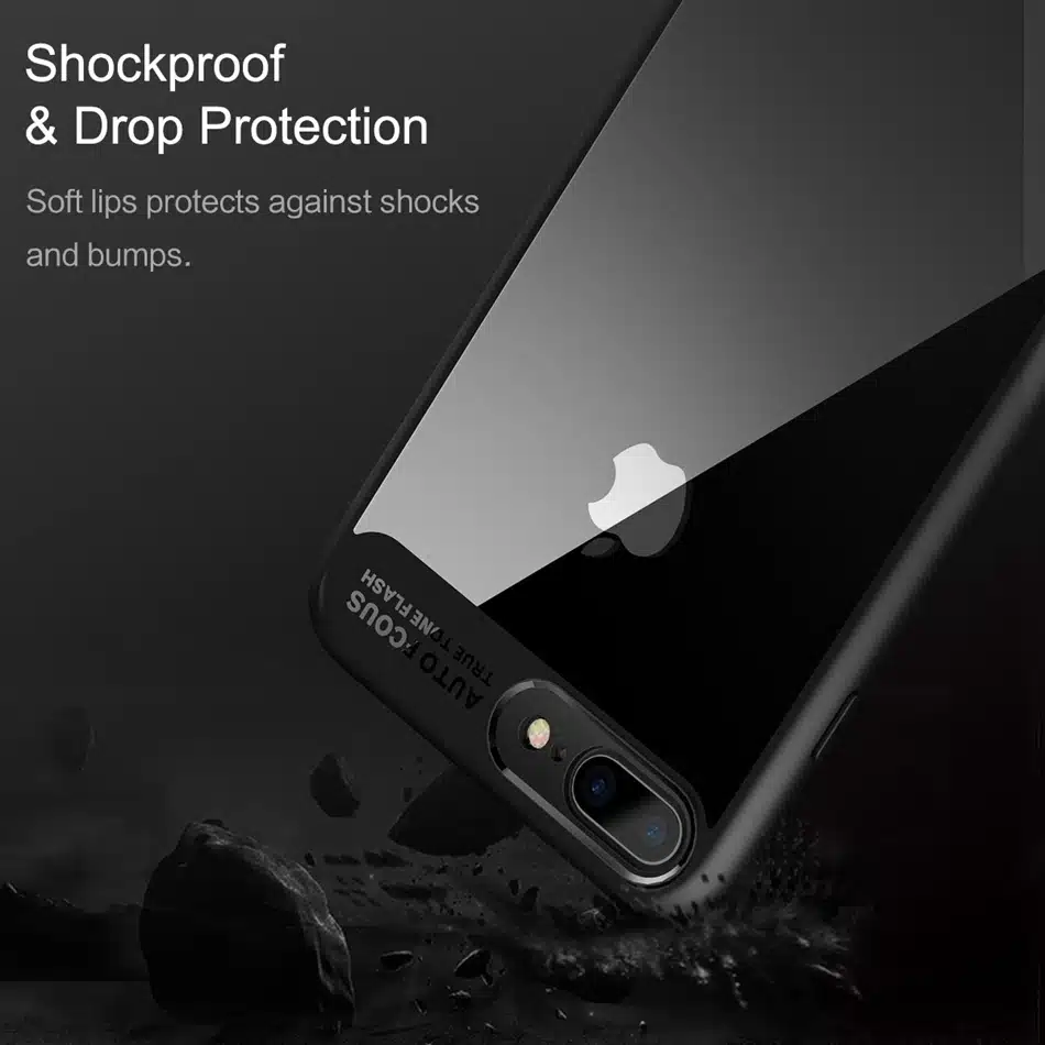 ROCK Slim Case for iPhone 7 6 6s plus, Transparent PC & TPU Silicone for iPhone Cover Coque for iPhone7 Case 13