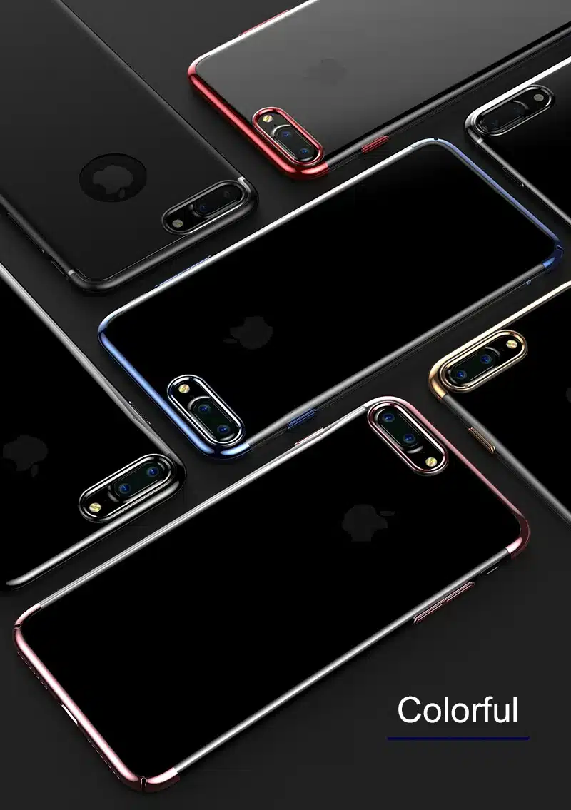 Baseus PC Hard Case For iPhone 7 Cover For iPhone 7 Plus Case Anti-scratch Electroplating Protective Phone Bag Shell Coque 12