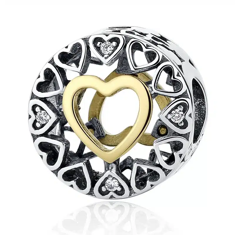 Hot Sale 21 Styles 100% 925 Sterling Silver Vintage Openwork Beads Fit Original Pandora Charm Bracelet Authentic Jewelry Gift 32