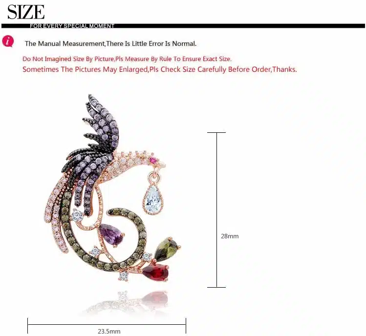 LUOTEEMI Best Selling Unique New Arrival Jewelry High Quality Clear Multi CZ Phoenix Stud Earrings for Women Wedding Brincos 27