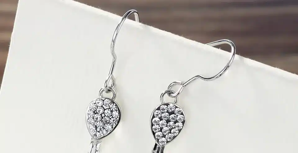 Neoglory Blue Austrian Crystal Rhinestone Long Tassel Boho Chandelier Dangle Drop Earrings for Women Bridal Jewelry 2017 JS9 B1 28
