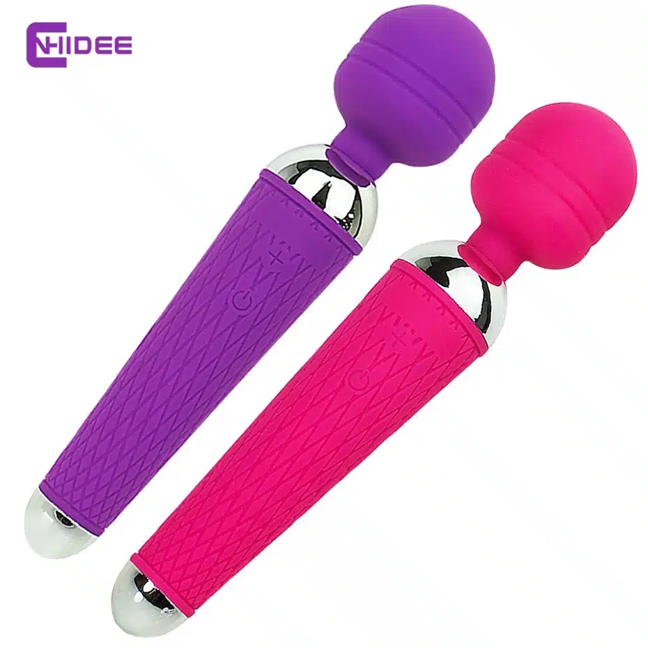 Powerful Vibrator for Woman oral clit Adult Sex Toys Personal Massager Magic Wand AV G Spot Waterproof Rechargeable Massage [49 11