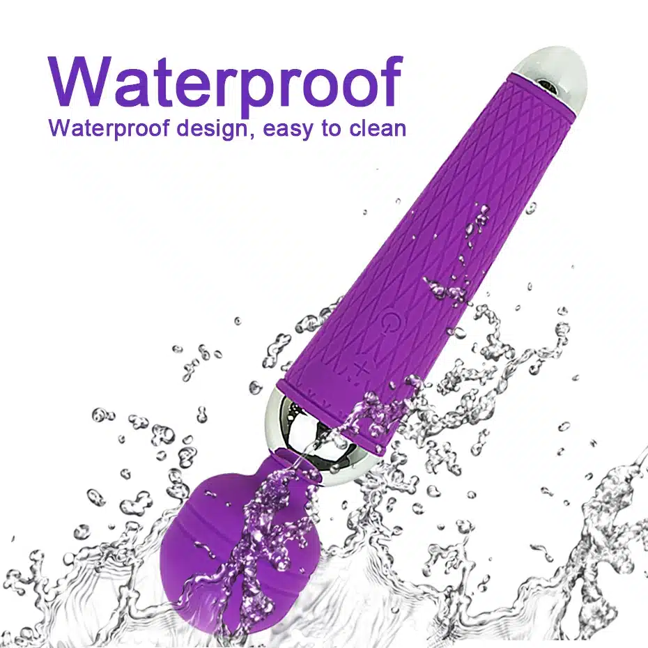 Powerful Vibrator for Woman oral clit Adult Sex Toys Personal Massager Magic Wand AV G Spot Waterproof Rechargeable Massage [49 12