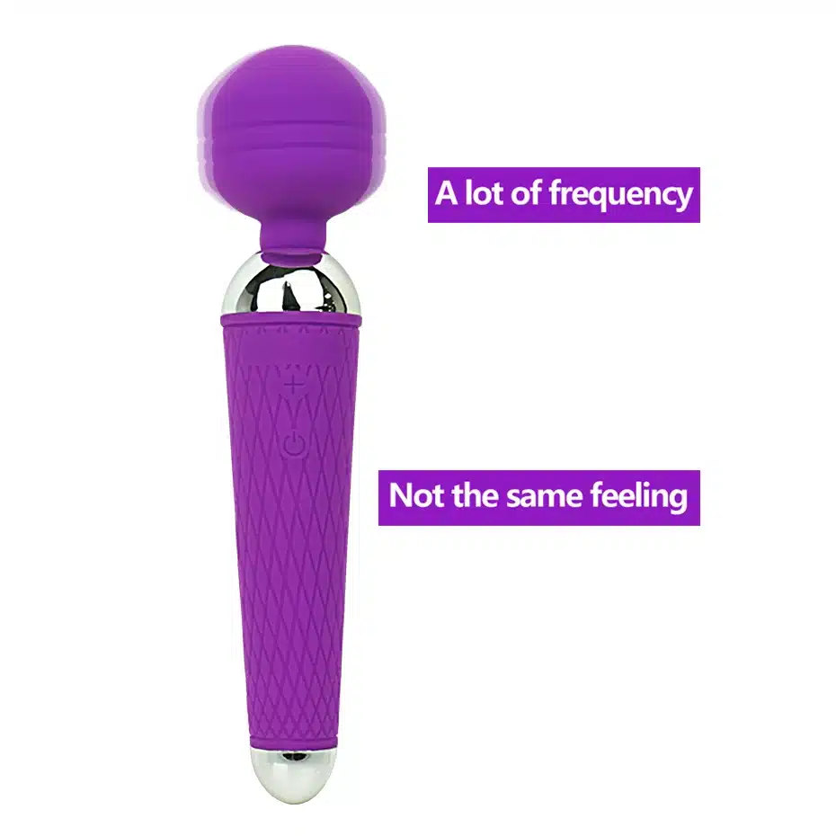 Powerful Vibrator for Woman oral clit Adult Sex Toys Personal Massager Magic Wand AV G Spot Waterproof Rechargeable Massage [49 14