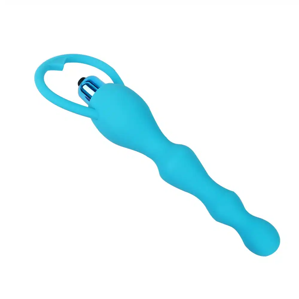 IKOKY Waterproof Silicone Anal Beads Vibrator Butt Plug Sex Products Anal Sex Toys 4