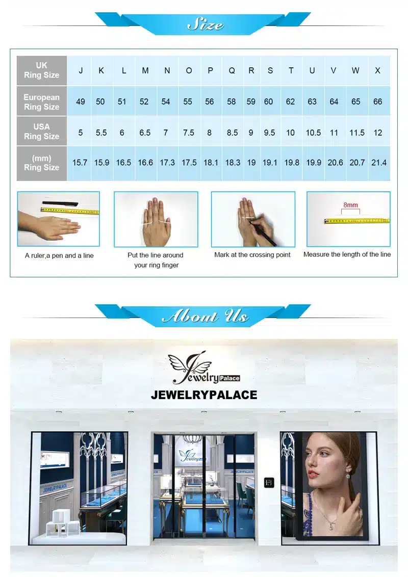 JewelryPalace Oval 5.8ct Natrual Blue Topaz Ring Stud Earrings Pendant Necklace 925 Sterling Silver Jewelry Sets 45cm Box Chain 33