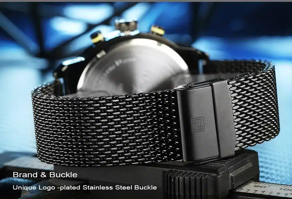 NAVIFORCE Luxury Brand Full Steel Men Watches Men's Quartz 24 Hour Date Clock Male Sport Military WristWatches Relogio Masculino 15