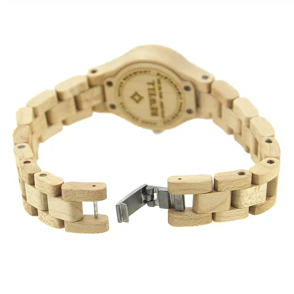 BEWELL Slim Women Bracelet Watch Wood Watch Woman Watches 2017 Brand Luxury Quartz Ladies Watch Digital Relogio Feminino 123A 12