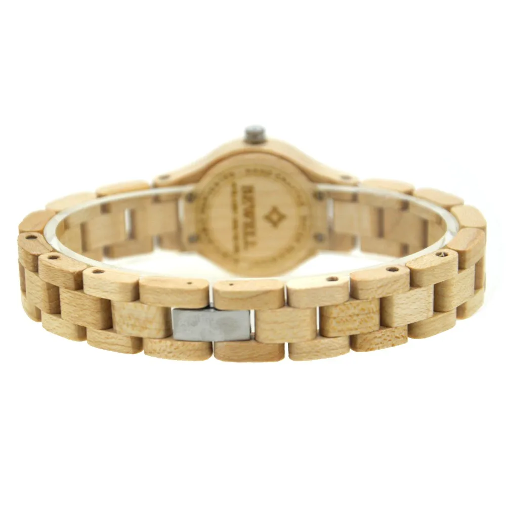 BEWELL Slim Women Bracelet Watch Wood Watch Woman Watches 2017 Brand Luxury Quartz Ladies Watch Digital Relogio Feminino 123A 17