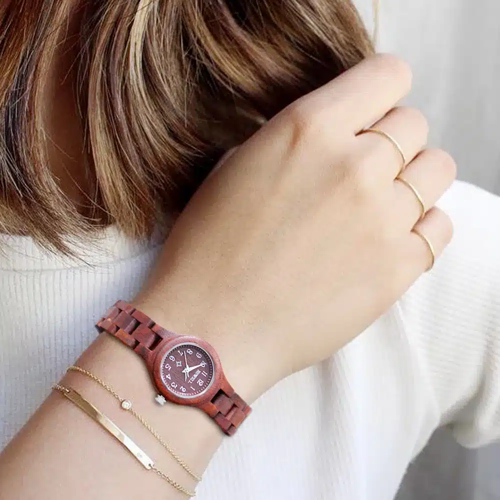 BEWELL Slim Women Bracelet Watch Wood Watch Woman Watches 2017 Brand Luxury Quartz Ladies Watch Digital Relogio Feminino 123A 21