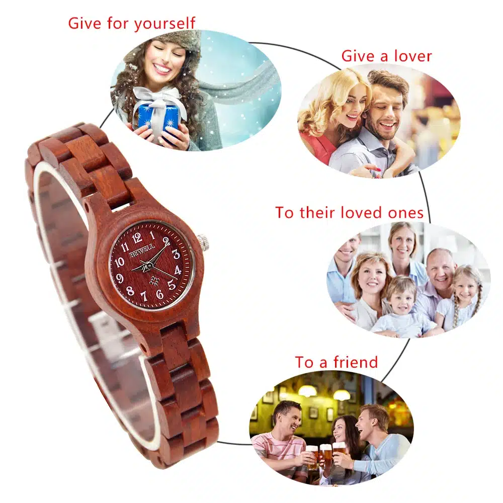 BEWELL Slim Women Bracelet Watch Wood Watch Woman Watches 2017 Brand Luxury Quartz Ladies Watch Digital Relogio Feminino 123A 22