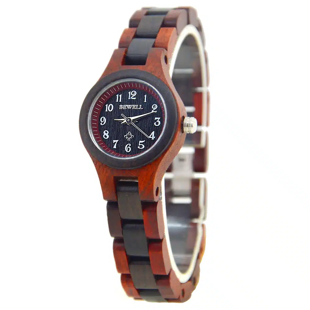 BEWELL Slim Women Bracelet Watch Wood Watch Woman Watches 2017 Brand Luxury Quartz Ladies Watch Digital Relogio Feminino 123A 23