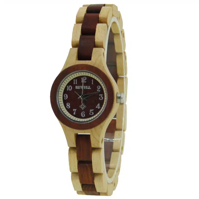 BEWELL Slim Women Bracelet Watch Wood Watch Woman Watches 2017 Brand Luxury Quartz Ladies Watch Digital Relogio Feminino 123A 26