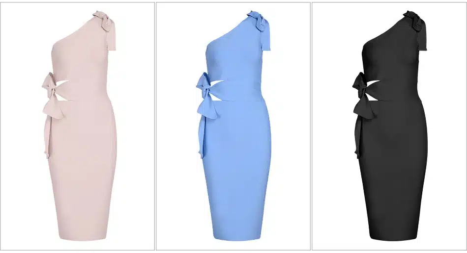 2017 New Arrival Spring Women Bandage Dress Black Red Apricot One shoulder Tassel Celebrity Runway Party Dress Casual Vestidos 17