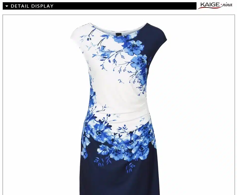 2017 Kaige Nina dress Women bodycon dress plus size women clothing chic elegant sexy fashion o-neck print dresses 9026 23