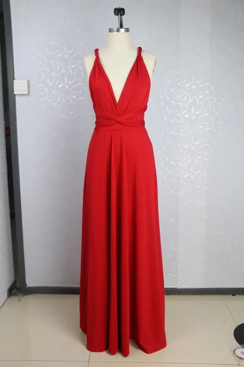 20 Color Summer Sexy Women Boho Maxi Dress Red Bandage Long Dress 2017 Sexy Women Dress Bridesmaids Robe Longue Femme 20