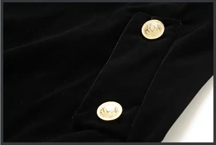 Elegant Black Velvet Dress Winter Dresses Women 2017 Vestido Vintage Long Sleeve Ladies Dresses Tunique Femme Dames Jurken 72990 19