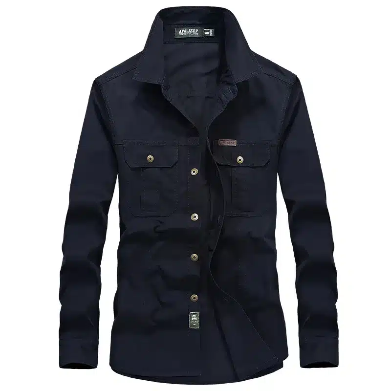 Men's Combat Shirt U.S Military Shirt AFS JEEP Breathable Brand Long Sleeve Shirt Autumn Casual Army Dress Shirt Camisas M-6XL 27