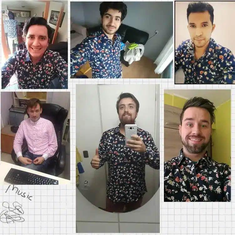 2017 Retro Floral Printed Man Casual Shirts Fashion Classic Men Dress Shirt Breathable Men's Long Sleeve Brand Clothing YN552 21