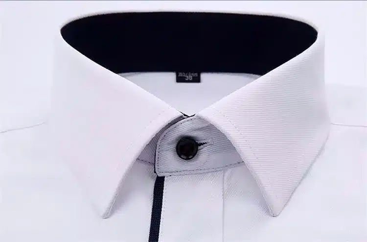 unisplendor Men Dress Shirts 2017 New Man Fashion Long Sleeve Slim Fit High Quality Solid Casual Business Shirt 4XL YN630 23