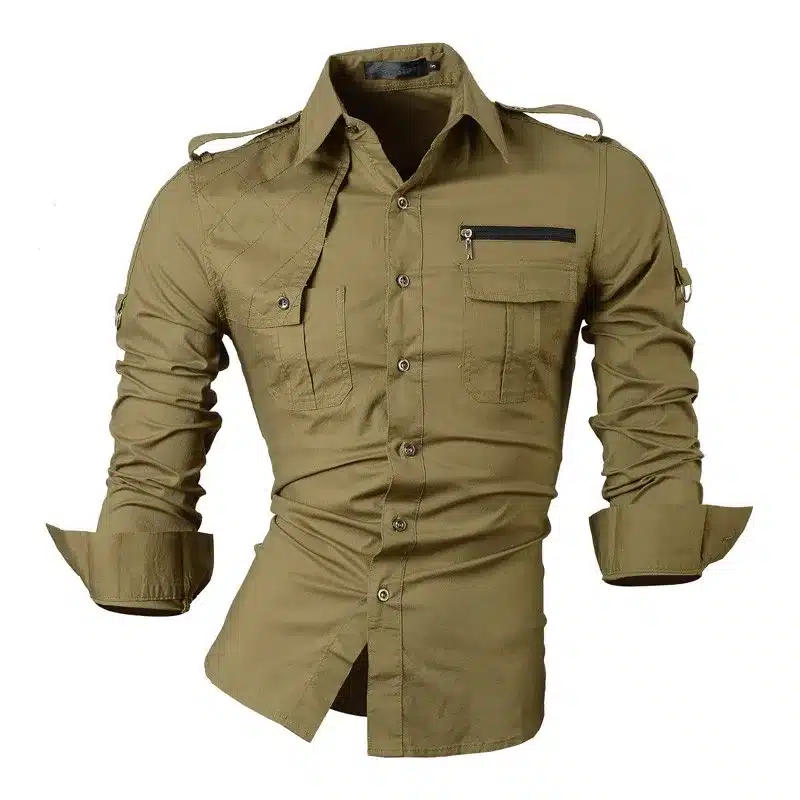 2017 New Fashion Casual slim fit long-sleeved men's dress shirts Korean styles cotton shirt 8371 15