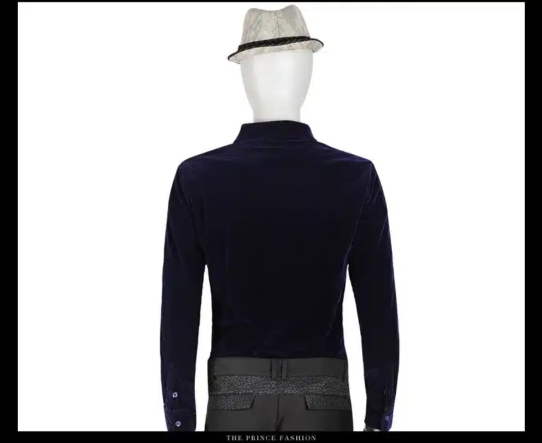 FanZhuan Free Shipping New men's fashion casual male long sleeved winter Shirts grass grain embroidered shirt 14267 personality 24
