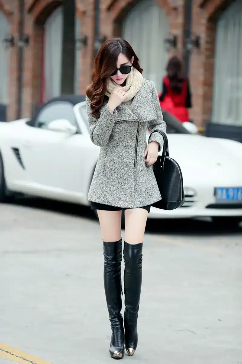 New Europe 2017 Autumn Winter Women's Temperament Woolen Jackets Coats Female Casual Clothing Fashion Women Slim Jackets Coats 21