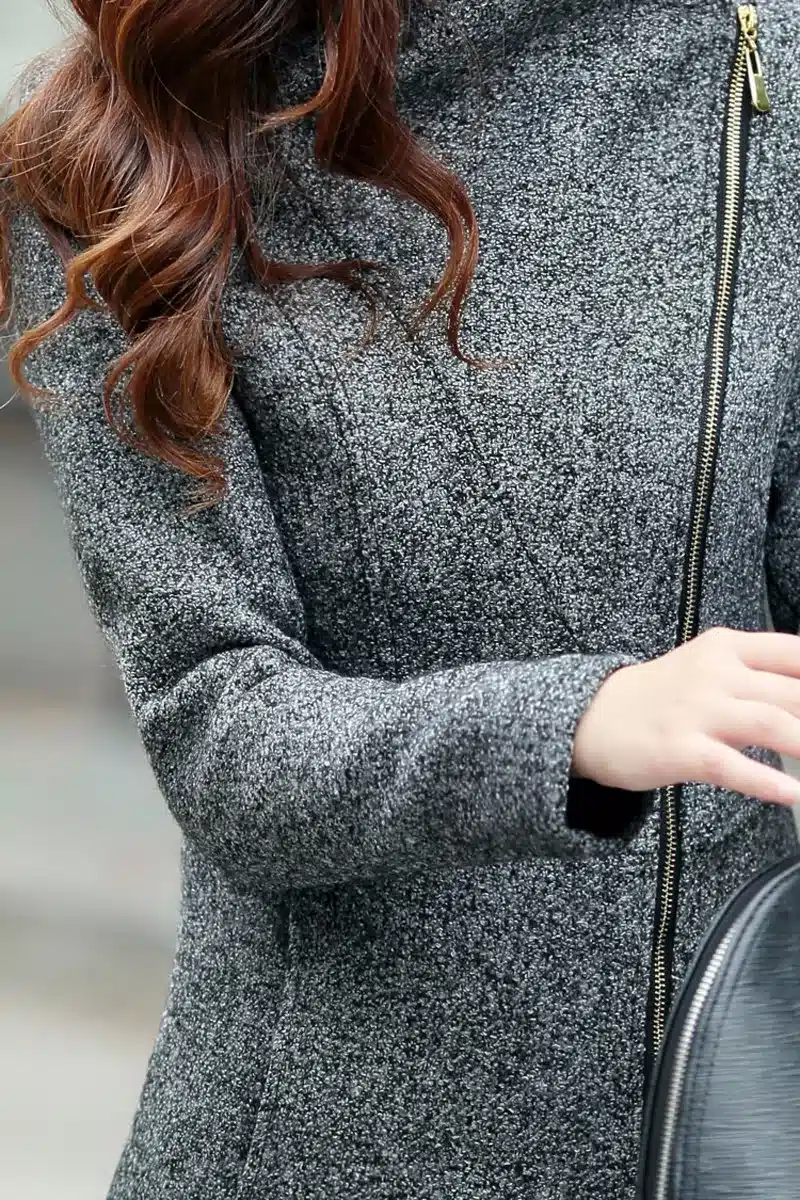 New Europe 2017 Autumn Winter Women's Temperament Woolen Jackets Coats Female Casual Clothing Fashion Women Slim Jackets Coats 34