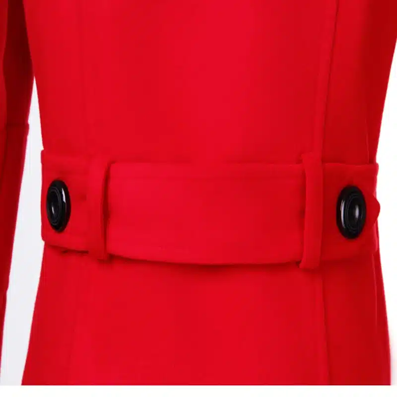 2017 Autumn Winter new fashion women wool coat double breasted coat elegant bodycon cocoon wool long coat Solid color tops LU304 24