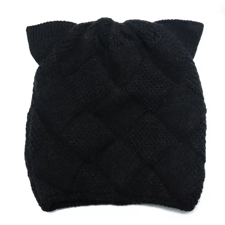 GZHiLOVINGL Cute Baby Girls Boys Kids Children Cat Ears Knitted Wool Hat 5 month-4 Years Kids Warm Winter Beanie Hat Girls Hats 17
